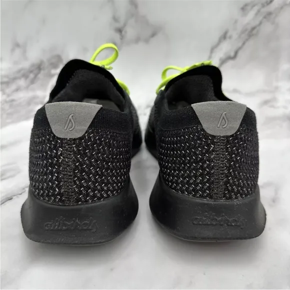 Allbirds Tree Dashers 2 Shoes Womens Sz 10 Black Knit Lace Up Comfort Sneaker TD