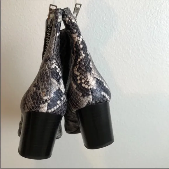 ALLSAINTS  Aster Snake-Print Boots