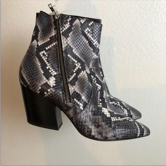 ALLSAINTS  Aster Snake-Print Boots