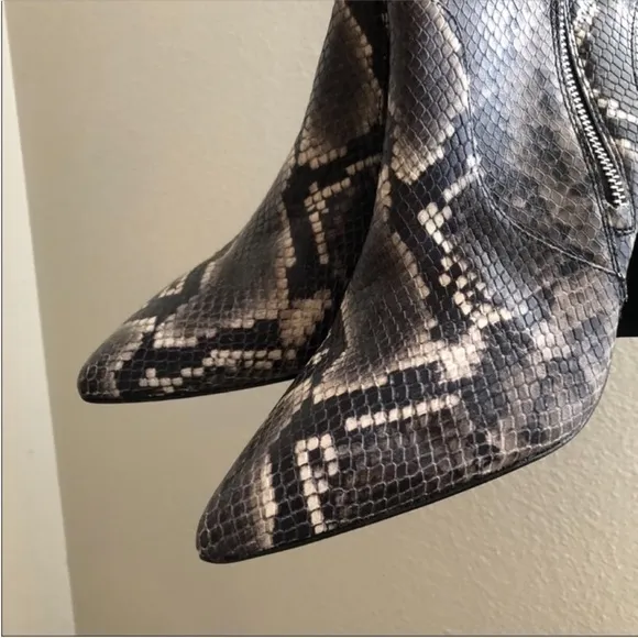 ALLSAINTS  Aster Snake-Print Boots