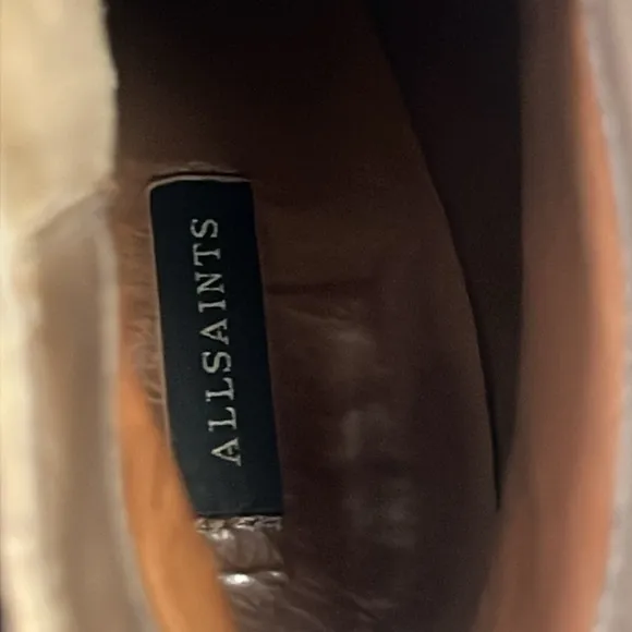 ALLSAINTS LEATHER WESTERN‎ COWGIRL BOOTS SIZE 6