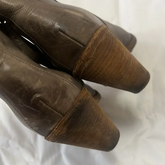 ALLSAINTS LEATHER WESTERN‎ COWGIRL BOOTS SIZE 6