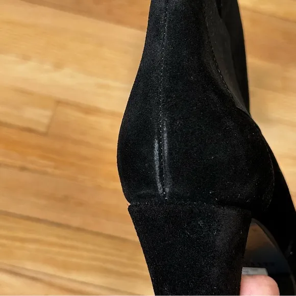 ALLSAINTS Sarris heeled suede boots black size 9 women’s
