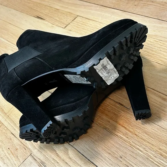 ALLSAINTS Sarris heeled suede boots black size 9 women’s