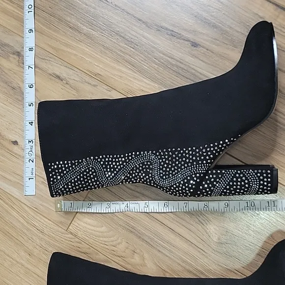 American Glamour Badgley Mischka Ada Heeled Boots