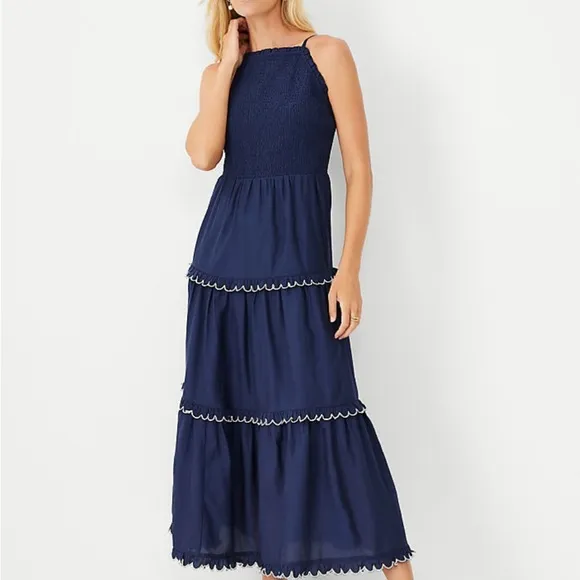 **Ann Taylor Cotton Maxi Dress - New, Size Small**