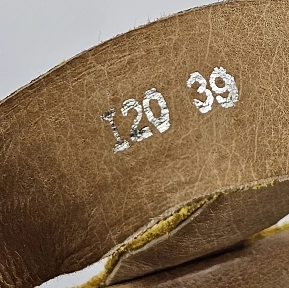 Antelope I20 Elin Heeled Sandals Yellow 39 8-8.5