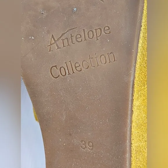 Antelope I20 Elin Heeled Sandals Yellow 39 8-8.5
