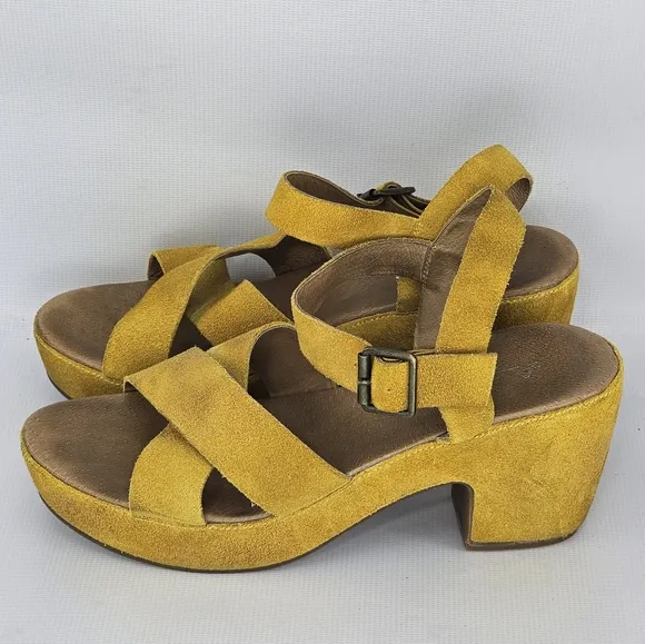 Antelope I20 Elin Heeled Sandals Yellow 39 8-8.5
