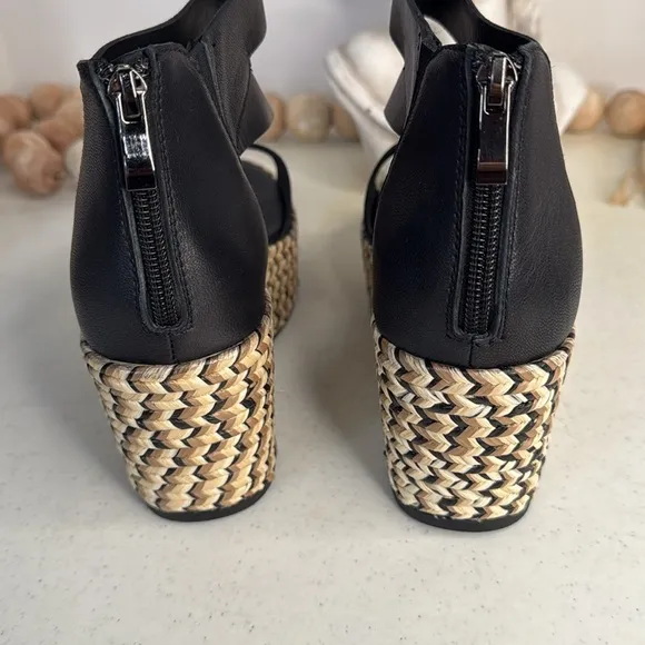 Antelope Women's Kat Leather Platform Sandals Euro 39/8.8.5