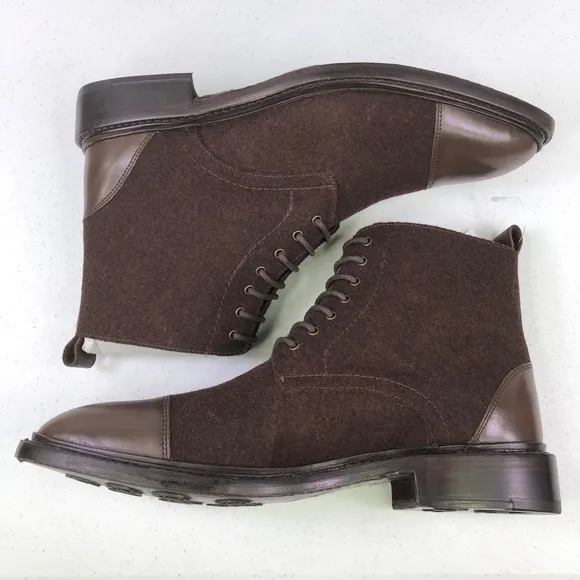 ANTHONY Veer Monroe Lace-Up Casual Dress Boots