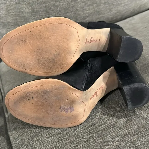 Anthropologie Sam Edelman leather suede ankle boots