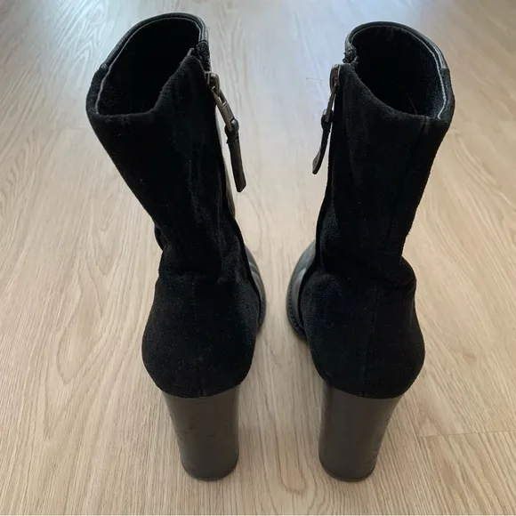 Anthropologie Sam Edelman leather suede ankle boots