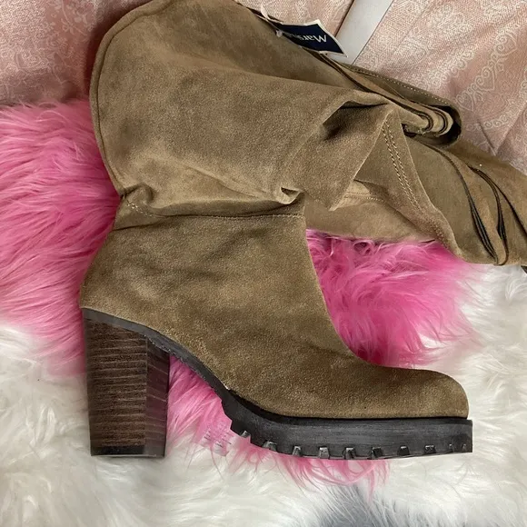 Apepazza Suede Knee High Boots