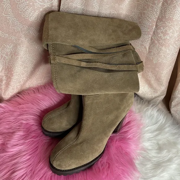Apepazza Suede Knee High Boots