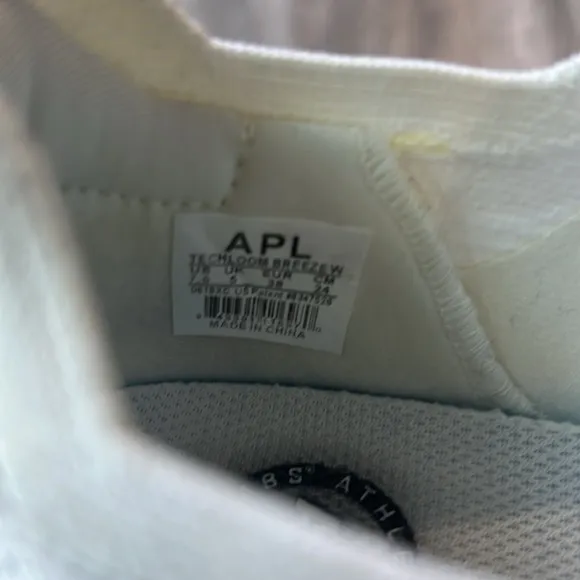 Apl Shoes White TechLoom Breeze Running Shoes Sneakers Size 7.5 Lightweight