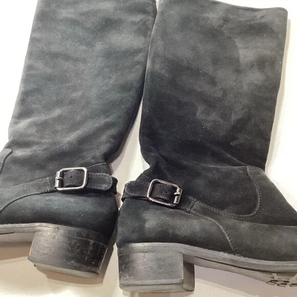 Aqutalia Sue knee boots in black size 7