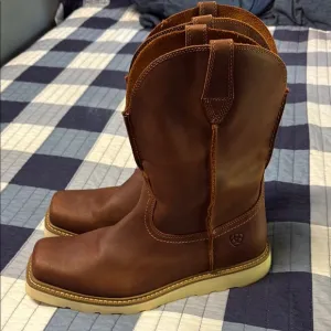 Ariat Brown Cowboy Western Boots with Durable Leather