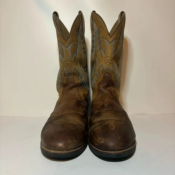 Ariat Heritage Stockman Western Leather Cowboy Boots 10002252 (34920) Mens 10 EE