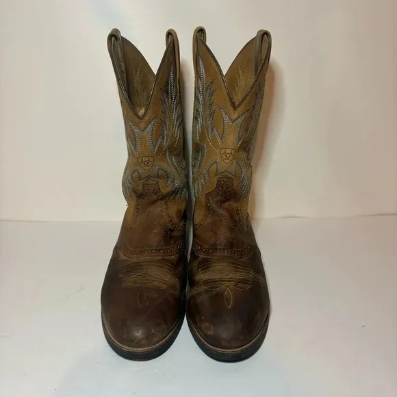 Ariat Heritage Stockman Western Leather Cowboy Boots 10002252 (34920) Mens 10 EE