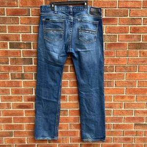 Ariat M7 Coltrane Stretch Stackable Slim Straight Western Jeans 38/36 Silvertone