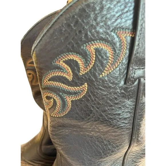 Ariat Mens Heritage black leather Roper boots Size 8EE 35401