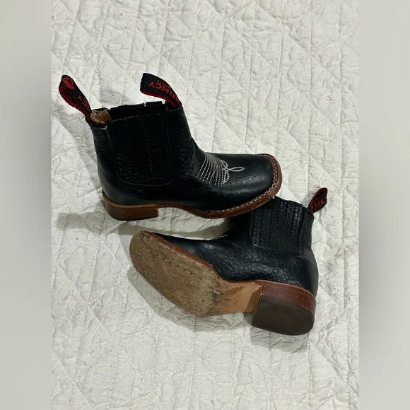 ARIAT QUINCY BOOTS Black and Brown Wingtip Boots