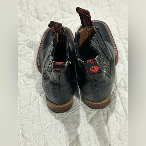 ARIAT QUINCY BOOTS Black and Brown Wingtip Boots