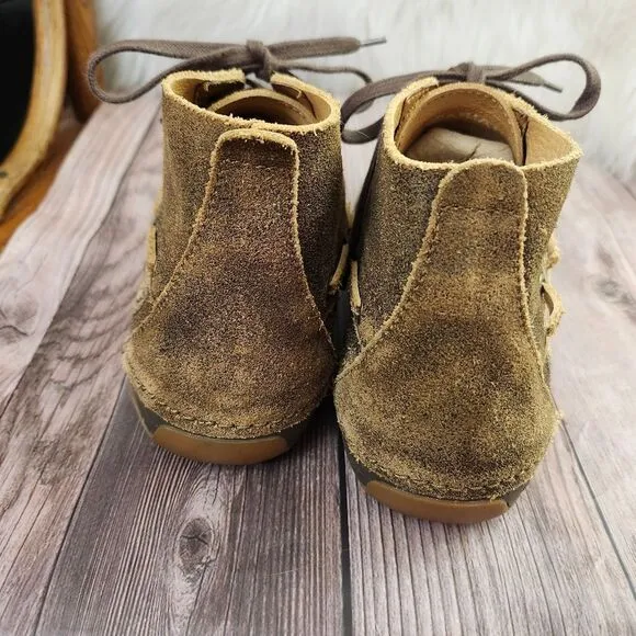 Ariat Mens Holbrook Lace-up Chukka Boots Distressed Leather #10011965 Sz 9D