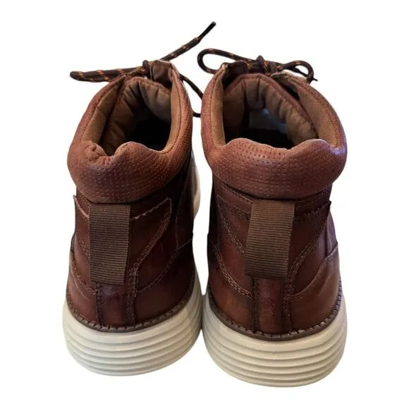 Arkbird Men's Sneaker Boots Leather Upper Mid-Top Casual Oxford Shoes 14