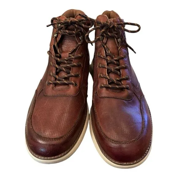 Arkbird Men's Sneaker Boots Leather Upper Mid-Top Casual Oxford Shoes 14