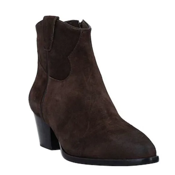 Ash Womens Future Africa Chelsea Boots •10/41• Brown Suede Ankle Western $325