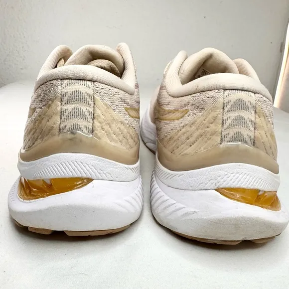 ASICS Women Sneakers 7.5 Gel-Kayano 29 Running Shoes, Mineral Beige/Champagne