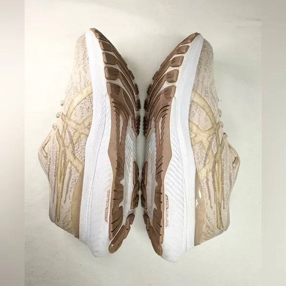 ASICS Women Sneakers 7.5 Gel-Kayano 29 Running Shoes, Mineral Beige/Champagne