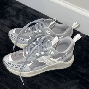 Authentic Burberry Women's Grey Sneakers