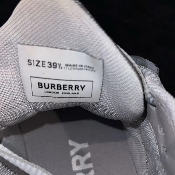 Authentic Burberry Women's Grey Sneakers