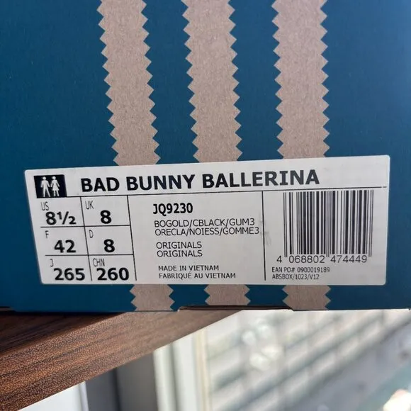 Bad Bunny Ballerina - Bold Gold