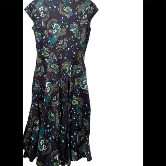 Banned Apparel Proud Peacock Cut Out Dress