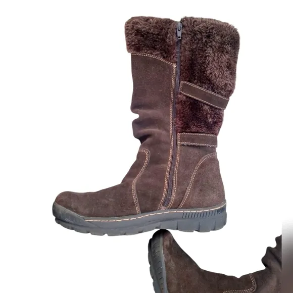BareTraps suede leather boots EUC 9.5