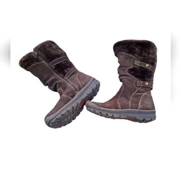 BareTraps suede leather boots EUC 9.5