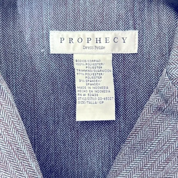 Beautiful Combo Purple &amp; Brown Prophecy Lightweight Blazer Size 10 Petite