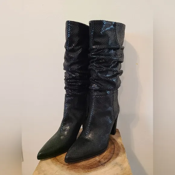 Beautiful patent leather IRO boots.