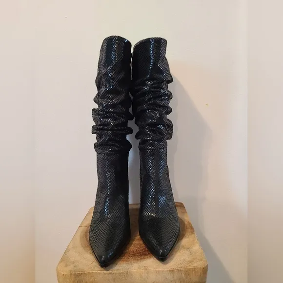 Beautiful patent leather IRO boots.