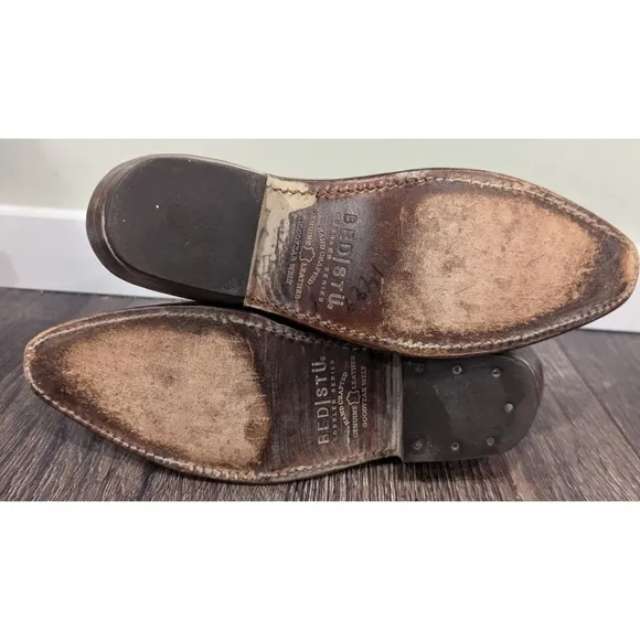 Bed Stu Leather USA Bench Made Short Boots Size 7.5