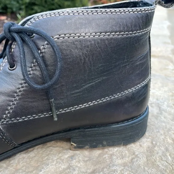 Bed Stu Mens Black Leather Chelsi Boots Size 11