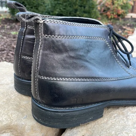 Bed Stu Mens Black Leather Chelsi Boots Size 11