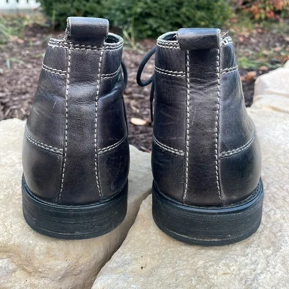 Bed Stu Mens Black Leather Chelsi Boots Size 11