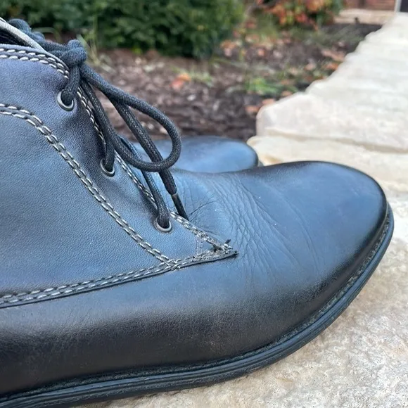 Bed Stu Mens Black Leather Chelsi Boots Size 11