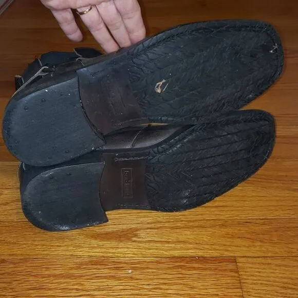 Bed stu brown leather boots