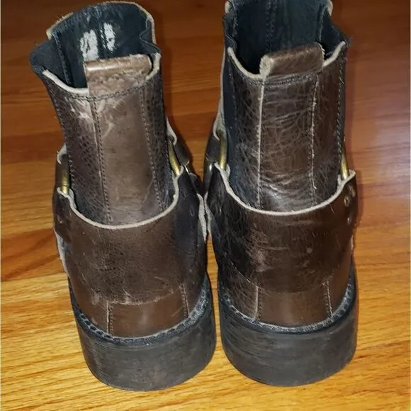 Bed stu brown leather boots